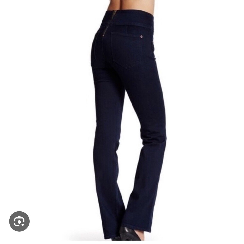 SPANX Signature Waist Hi-Waist Slim Boot Jean Sz 30 dark wash